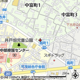 ファミリーマート美濃加茂中富町店周辺の地図