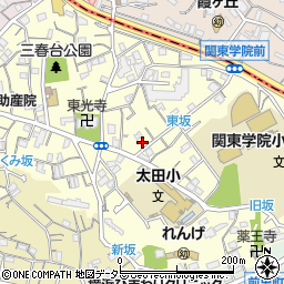 神奈川県横浜市南区三春台70周辺の地図