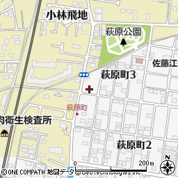 渋川獣医科医院周辺の地図