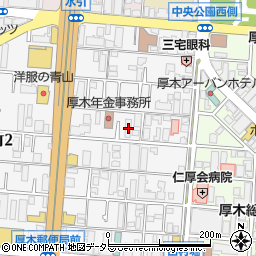 チサンマンション第２本厚木周辺の地図