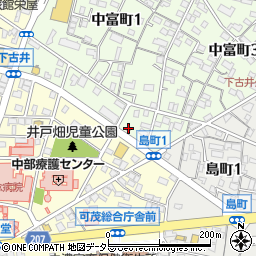 下古井郵便局周辺の地図
