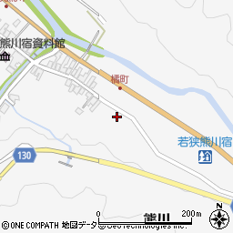 福井県三方上中郡若狭町熊川19周辺の地図