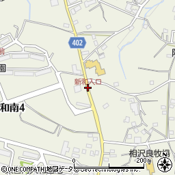 新和入口周辺の地図