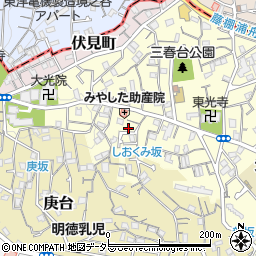 神奈川県横浜市南区三春台125-25周辺の地図