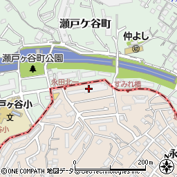 はぴねす横浜永田周辺の地図