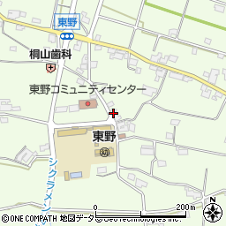ポーラ化粧品　中津川営業所東野店周辺の地図