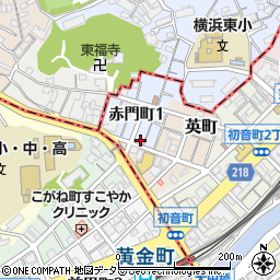 萩赤門ビル周辺の地図