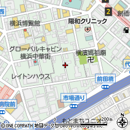 コインパーク横浜中華街駐車場周辺の地図