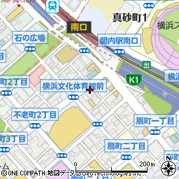 横浜 関内 津和野周辺の地図
