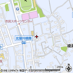 神奈川県綾瀬市深谷上周辺の地図