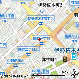 長者町６丁目パーキングメーター周辺の地図