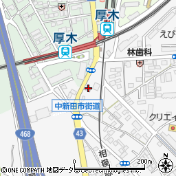 セブンイレブン厚木駅前店周辺の地図