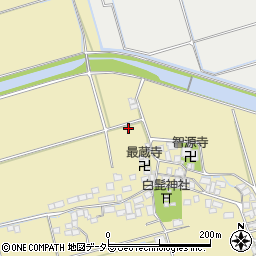 滋賀県長浜市湖北町今西1325周辺の地図