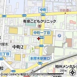 岩田ハウジング株式会社　中町店周辺の地図