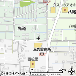 岐阜県岐阜市西改田先道45周辺の地図