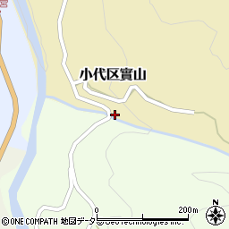 兵庫県美方郡香美町小代区實山214周辺の地図