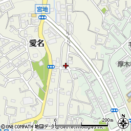 神奈川県厚木市愛名1317-2周辺の地図