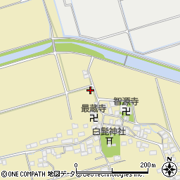 滋賀県長浜市湖北町今西1327-3周辺の地図