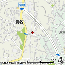 神奈川県厚木市愛名1317-1周辺の地図