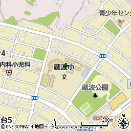 袖ヶ浦市立蔵波小学校周辺の地図