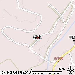 鳥取県鳥取市松上周辺の地図