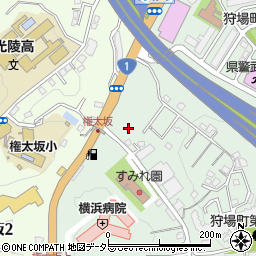 神奈川県横浜市保土ケ谷区狩場町292-3周辺の地図