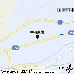 中河原郵便局 ＡＴＭ周辺の地図