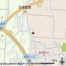 鳥取県米子市淀江町佐陀1751-1周辺の地図
