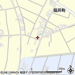 島根県安来市東赤江町福井町1210周辺の地図