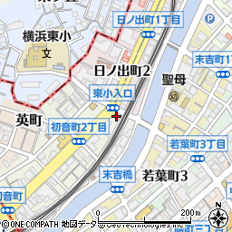 神奈川県横浜市中区初音町1丁目18周辺の地図