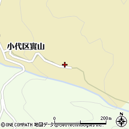 兵庫県美方郡香美町小代区實山251周辺の地図
