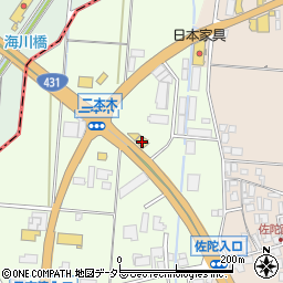 日本海三菱米子二本木店・クリーンカー二本木周辺の地図