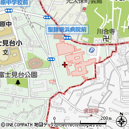 シーダイナー 聖隷横浜病院周辺の地図