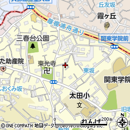 神奈川県横浜市南区三春台77-15周辺の地図