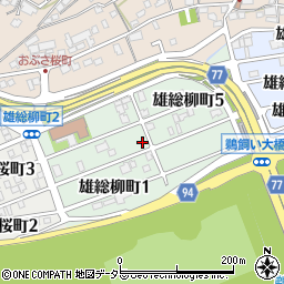 岐阜県岐阜市雄総柳町周辺の地図