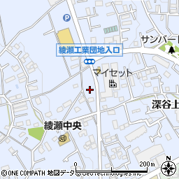 神奈川県綾瀬市深谷上6丁目20周辺の地図