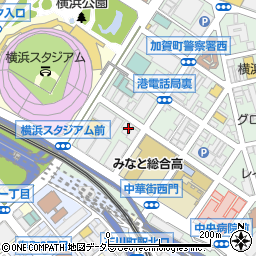横浜ＹＷＣＡ　ホール周辺の地図