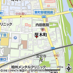 神奈川県厚木市厚木町4-24周辺の地図
