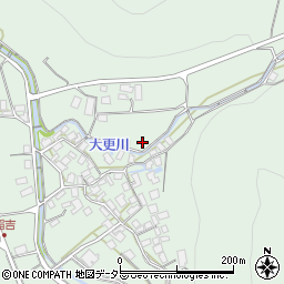 鳥取県米子市淀江町稲吉周辺の地図