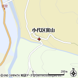 兵庫県美方郡香美町小代区實山216周辺の地図