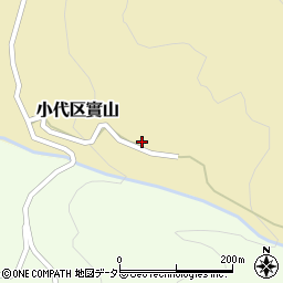 兵庫県美方郡香美町小代区實山257周辺の地図