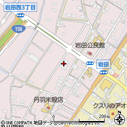 岐阜葬祭岩田斎場周辺の地図