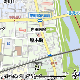 神奈川県厚木市厚木町4-16周辺の地図