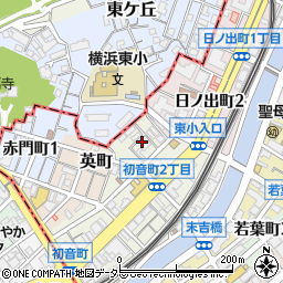 神奈川県横浜市中区初音町1丁目9周辺の地図
