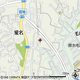 神奈川県厚木市愛名1150-8周辺の地図