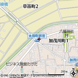 太田町若宮周辺の地図