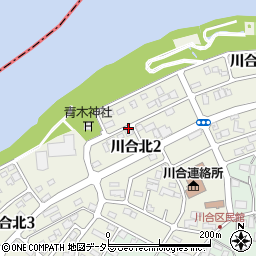 岐阜県可児市川合北周辺の地図