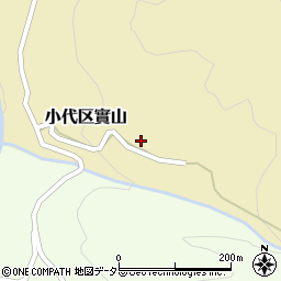 兵庫県美方郡香美町小代区實山261周辺の地図