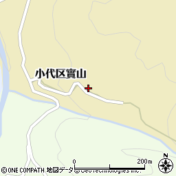 兵庫県美方郡香美町小代区實山262周辺の地図