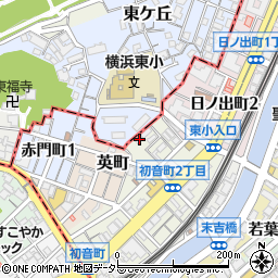 神奈川県横浜市中区初音町1丁目5周辺の地図